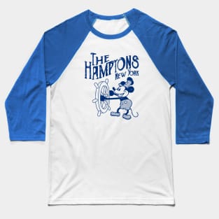Steamboat Willie - The Hamptons Long Island Baseball T-Shirt